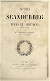 SKANDERBEG PAGANEL, CAMILLE. Histoire de Scanderbeg, ou Turks et Chrétiens au XVe Siècle. 1855